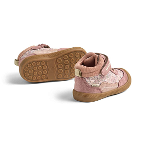 Ботинки демисезонные Wheat "Tody Tex Rose Dust Flowers", розовая пыльца